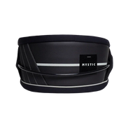 Cinturão de kitesurf Mystic preto com detalhe cinza, acessório para velejo e kite na Orca Sports