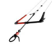 Barra de controle para kitesurf preta e vermelha, produto Orca Sports