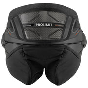 Cinturão de kitesurf Prolimit Charger preto com painel de carbono, equipamento para esportes aquáticos da Orca Sports
