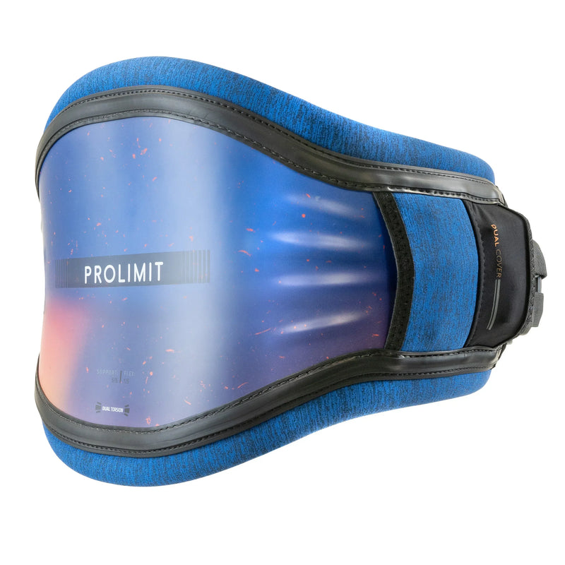 Cinturão de kitesurf Prolimit azul com detalhes pretos para esportes aquáticos da Orca Sports