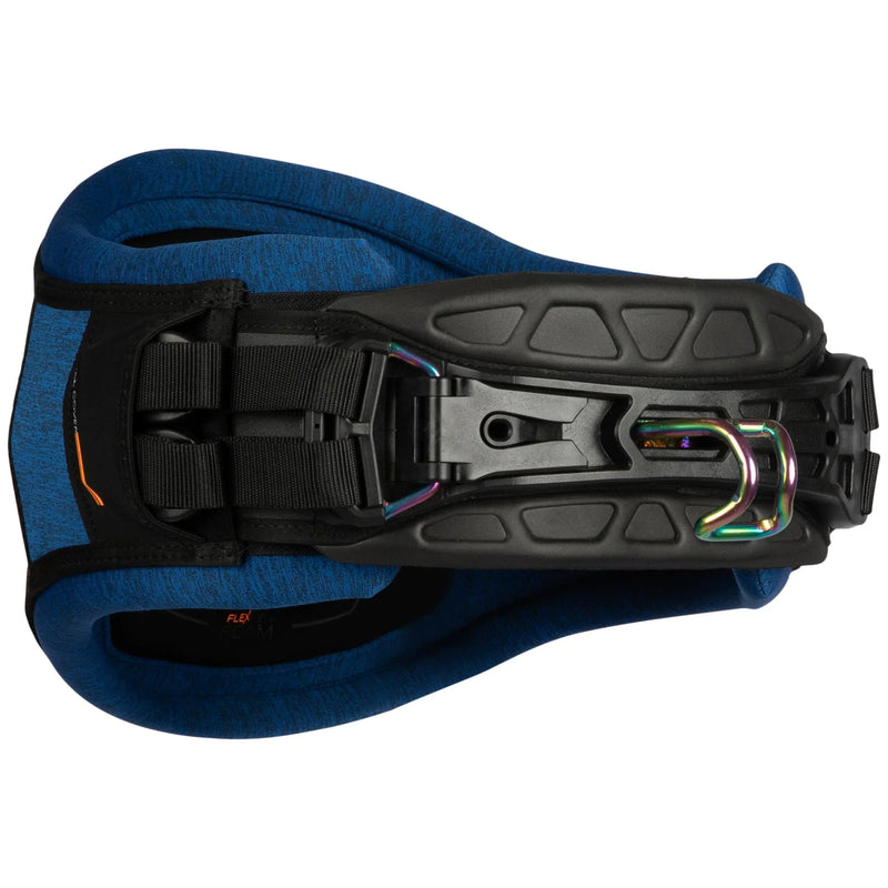 Cinturão de kitesurf azul com presilha de metal, acessório esportivo na Orca Sports