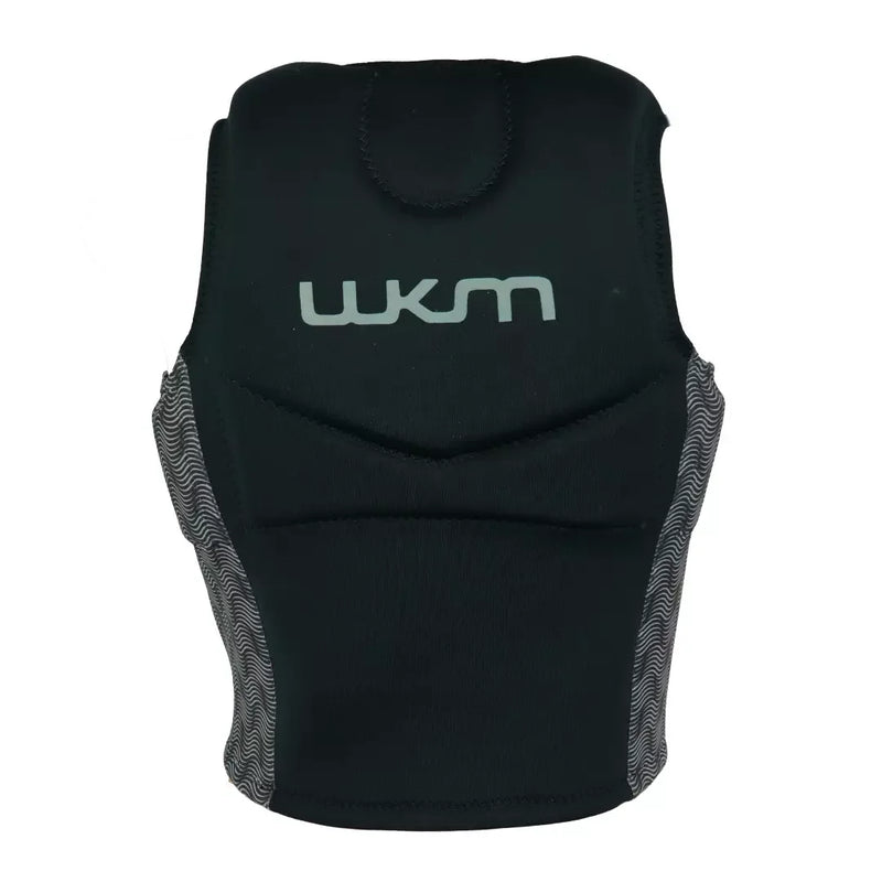 Colete de neoprene preto WKM para kitesurf, ideal para esportes aquáticos Orca Sports
