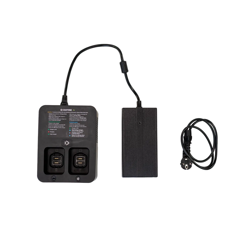 Kit carregador Duotone para equipamentos de kitesurf, com cabos e fonte, Orca Sports