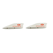 Par de quilhas FS 5.0 Glass 15 Duotone para pranchas de kitesurf, Orca Sports