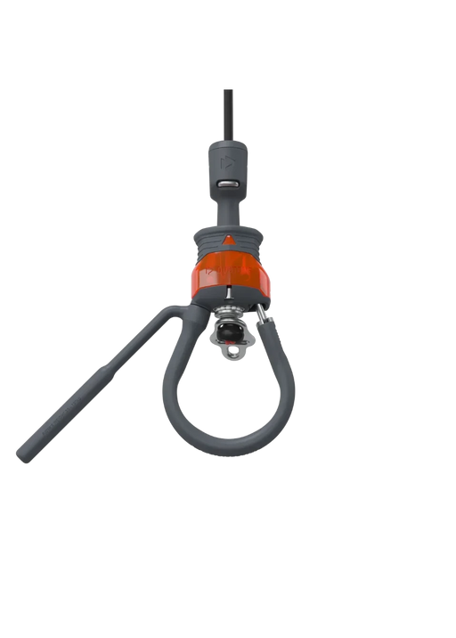Acessório de loop freestyle kitesurf Duotone com detalhes em preto e laranja, Orca Sports.