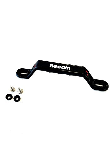 Alça Reedin preta com parafusos, acessório para kiteboard, Orca Sports kitesurf