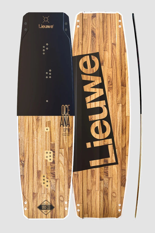 Prancha de kitesurf Lieuwe Oceana madeira, destaque em acessórios esportivos Orca Sports.