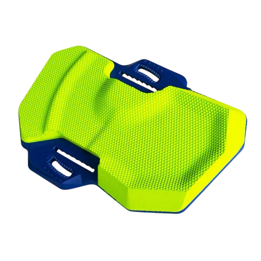 Pad de kitesurf amarelo e azul com textura antiderrapante da Orca Sports