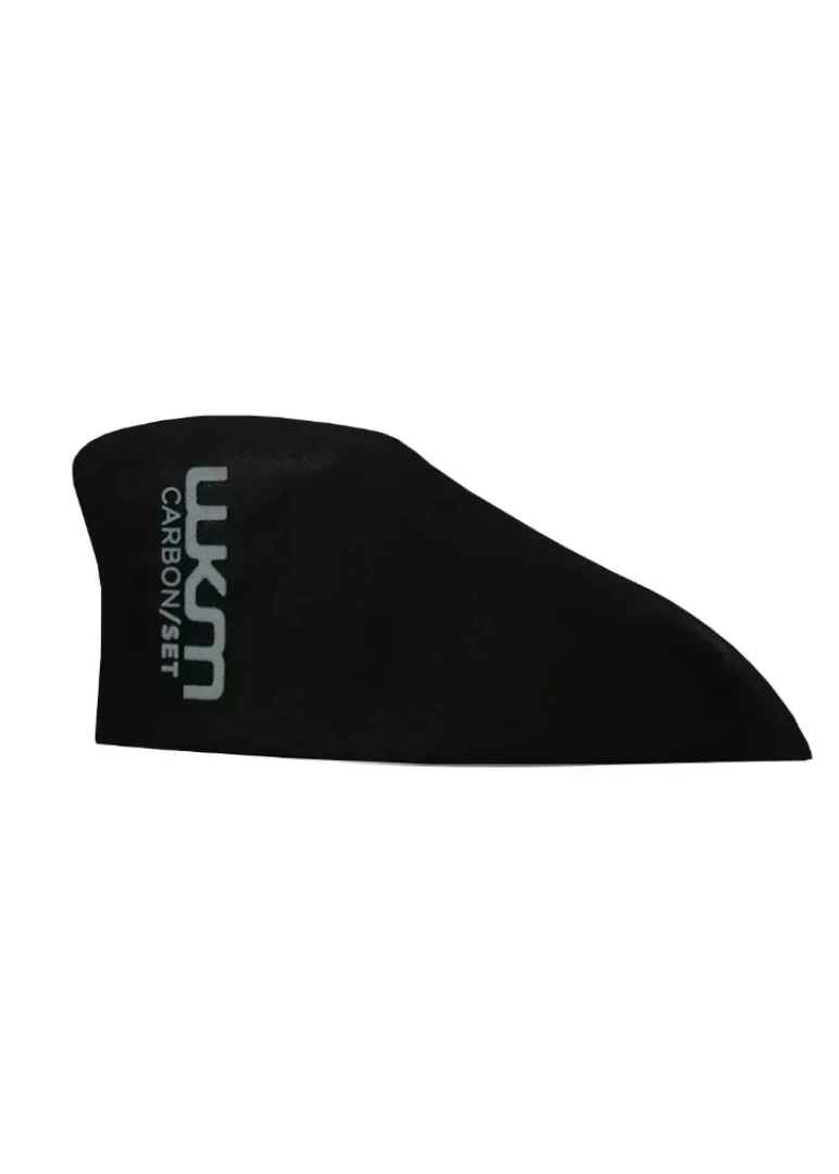 Quilha preta WKM Carbon Set para kitesurf, performance, Orca Sports