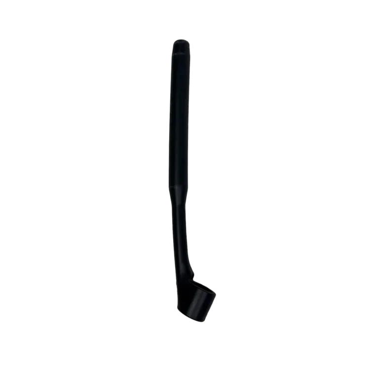 Acessório preto para kitesurf DSX Orca Sports, peça cilíndrica isolada em fundo neutro.