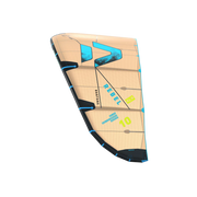 Pipa de kitesurf Duotone Rebel SLS bege com detalhes azul, tamanho 10m, Orca Sports