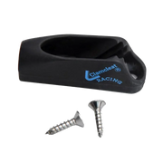 Clamcleat preto com parafusos, acessório para kitesurf e náutica, Orca Sports