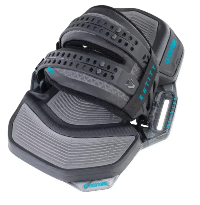 Footstrap Duotone Entity preta para prancha de kitesurf, acessório esportivo Orca Sports