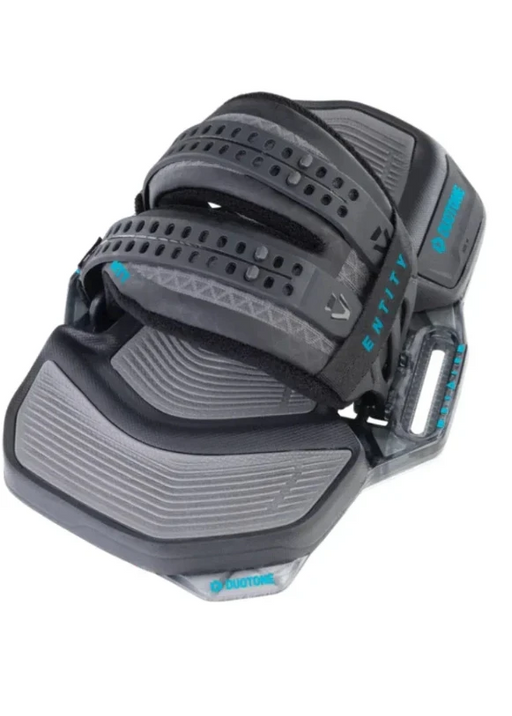 Footstrap Duotone Entity preta para prancha de kitesurf, acessório esportivo Orca Sports