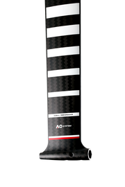 Mastro de hidrofoil de carbono com listras brancas, peça para kitesurf da Orca Sports