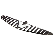 Asa frontal de foil para wing foil preta com listras brancas, acessório de kitesurf Orca Sports