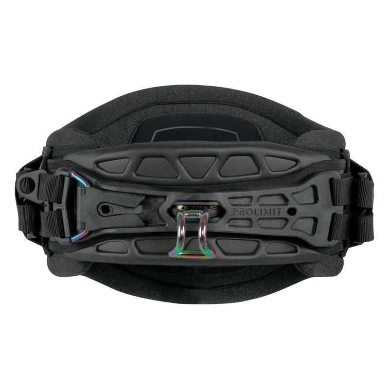 Cinto de kitesurf Prolimit preto, fivela metálica, acessório esportivo Orca Sports