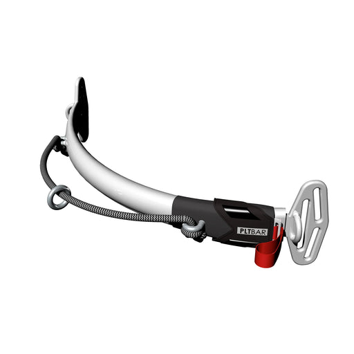 Acessório PLT Bar para kitesurf Orca Sports, curvado em metal com corda preta e acabamento robusto.
