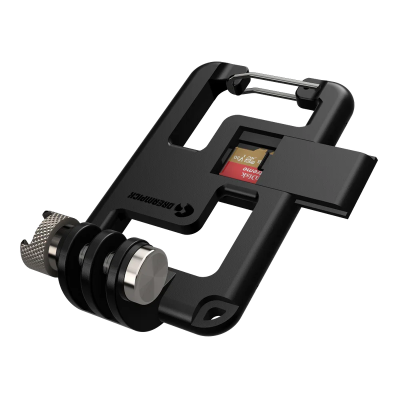 Ferramenta multifuncional 8 em 1 preta para GoPro, com compartimento para cartão microSD, acessório para esportes radicais da Orca Sports