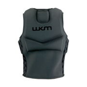 Colete de proteção WKM preto para kitesurf, costas reforçadas, venda Orca Sports