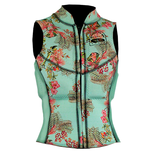 Colete esportivo feminino floral para kitesurf e esportes aquáticos, Orca Sports