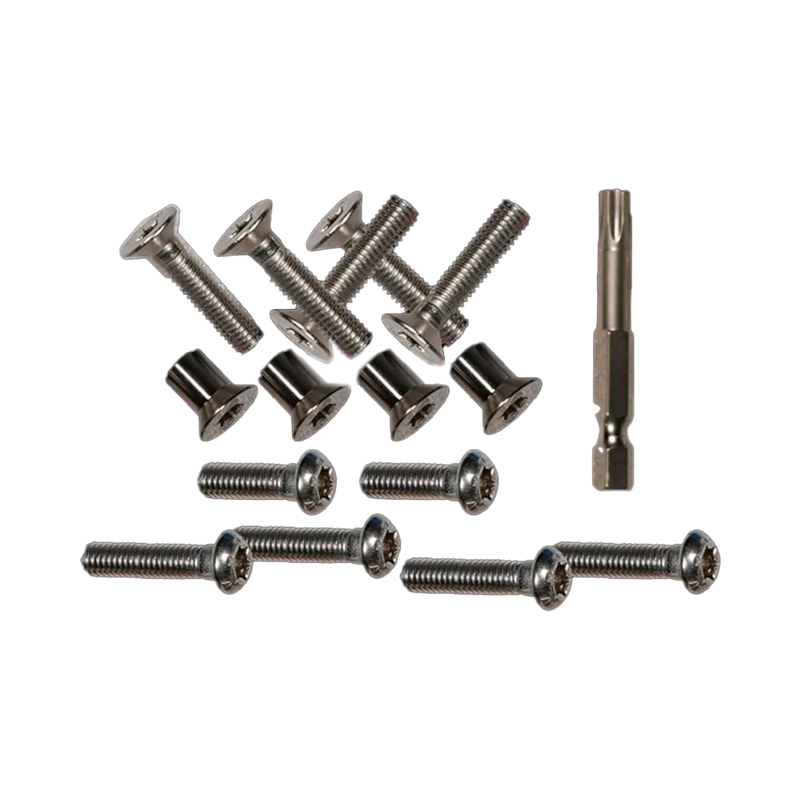 Kit de parafusos inox e ferramentas para pranchas de kitesurf Orca Sports