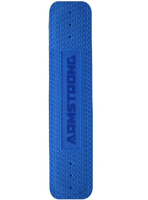 Footstrap azul Armstrong para kitesurf da Orca Sports, textura antiderrapante, formato retangular