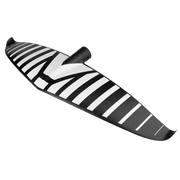 Asa frontal para wing foil preta e branca para kitesurf, destaque Orca Sports.