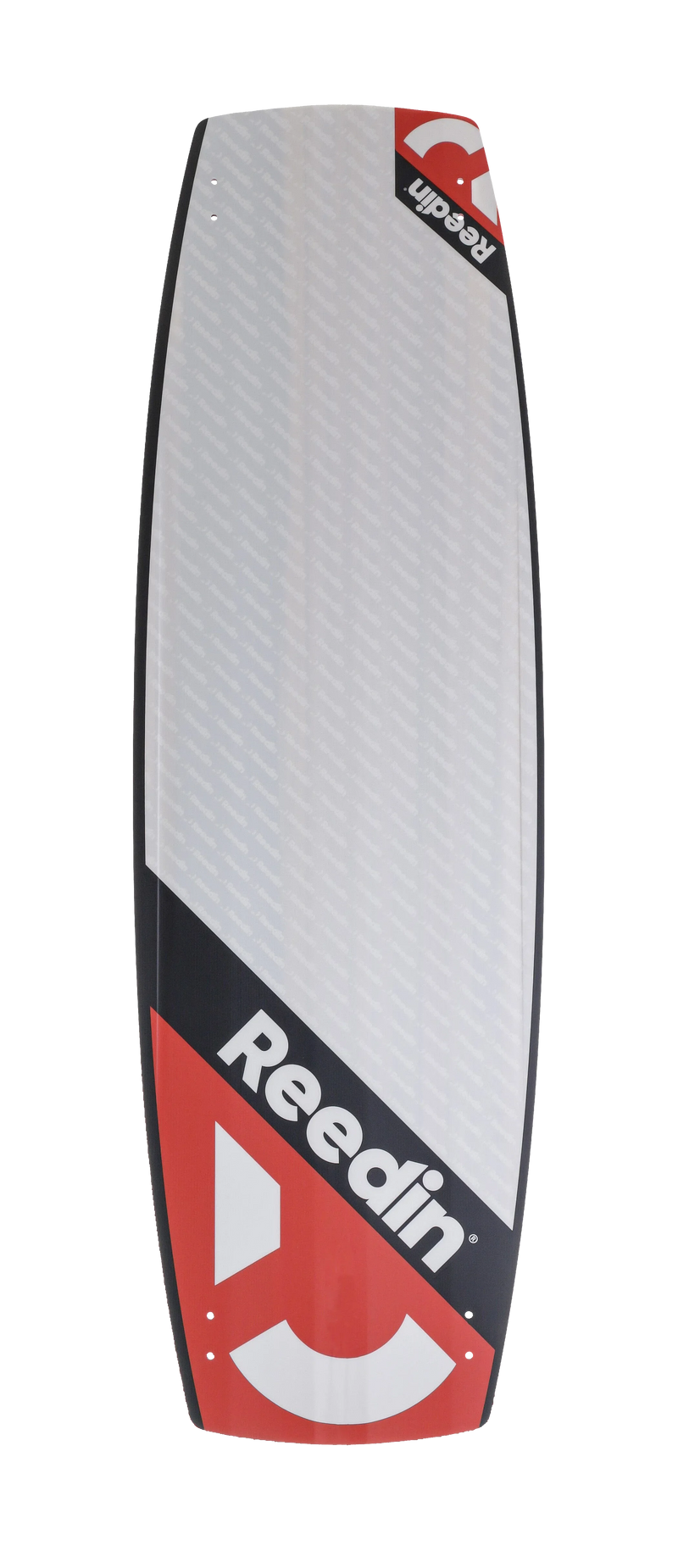 Prancha de kitesurf Reedin branca e vermelha, equipamento esportivo na Orca Sports