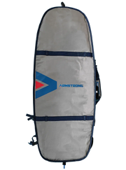 Capa protetora para prancha de wing sup Armstrong cinza com alças e logo, Orca Sports